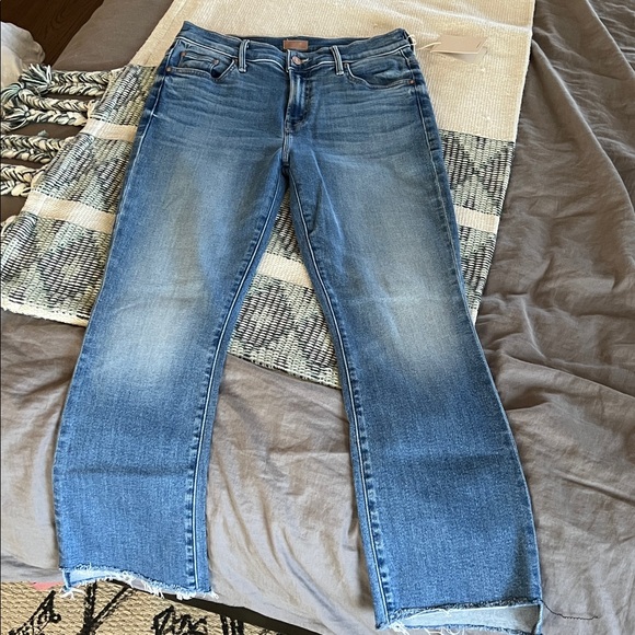 MOTHER The Insider Crop Step Fray jeans - Picture 3 of 6